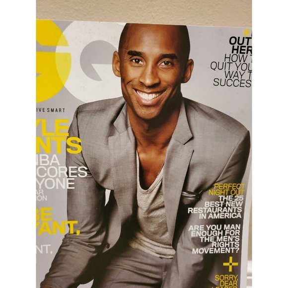 GQ Magazine March 2015 Issue Kobe Bryant Cover No Label - Picture 2 of 3